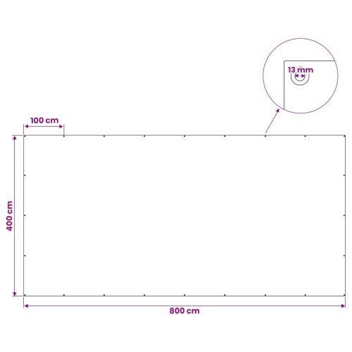 Платно с детайли Антрацитено сиво 4 x 8 м 180 гсм ПЕ