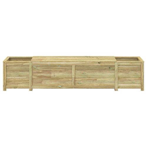 Градинска пейка за съхранение с резервоар 193,5 x 40 x 41 см