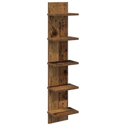 Стенен рафт Старо дърво 22 x 15 x 100 см Инженерна дървесина