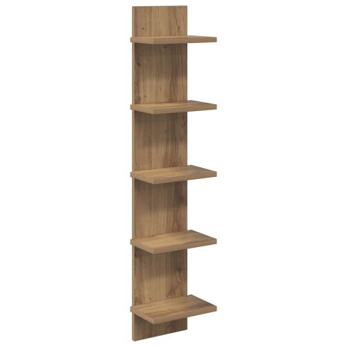 Стенен рафт Дъб артизан 22 x 15 x 100 см Инженерна дървесина