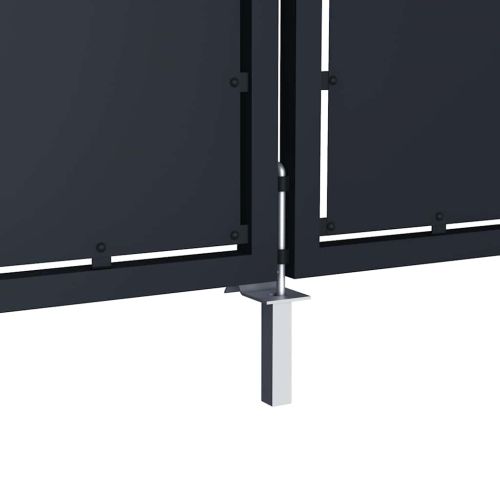 Градинска порта от стомана 300x200 см, антрацит