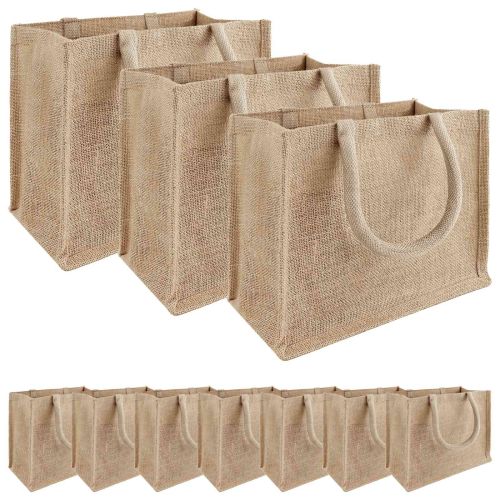 Чанти от юта 10 Натурално 26 x 22 x 14 см 100% Юта Тоса
