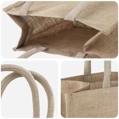 Чанти от юта 50 Натурално 26 x 22 x 14 см 100% Юта Тоса