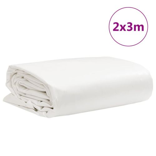 Брезент бял 2x3 м 650 г/м²