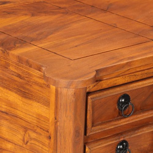 Бюро с чекмеджета 110x50x76 см масивна акация