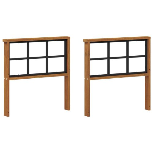 Подлакътник 2 бр. Натурално 60 x 6 x 61 см