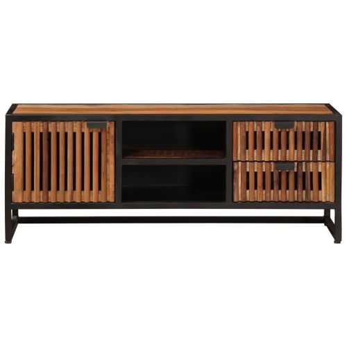 ТВ шкаф с чекмедже със съхранение с врата 105 x 30 x 40 см