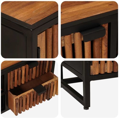 ТВ шкаф с чекмедже със съхранение с врата 105 x 30 x 40 см
