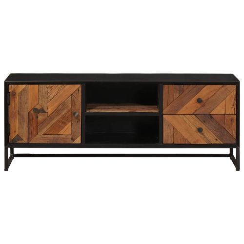 ТВ шкаф с чекмедже със съхранение с врата 105 x 30 x 40 см