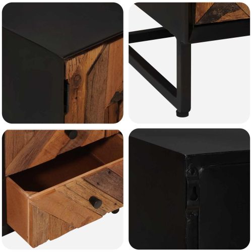ТВ шкаф с чекмедже със съхранение с врата 105 x 30 x 40 см