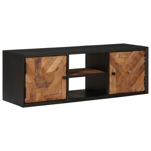 ТВ шкаф с рафт със съхранение с врата 105 x 30 x 35 см