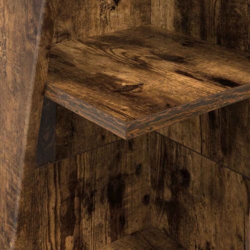 Ъглов шкаф 27,5x27x140см Инженерна дървесина Димян дъб