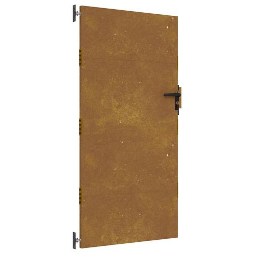Градинска порта 85x175 см, кортенова стомана