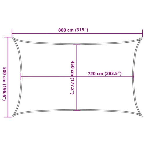 Платно-сенник, 160 г/м², теракота, 5x8 м, HDPE