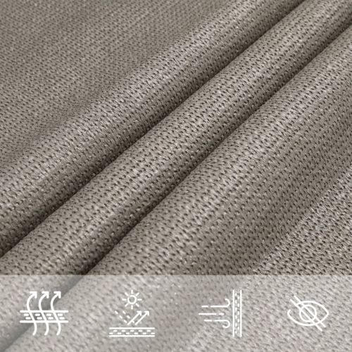 Платно-сенник, 160 г/м², квадратна, светлосив, 3x3 м, HDPE
