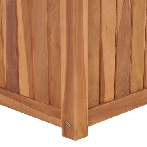 Повдигната леха, 50x50x50 см, тиково дърво масив