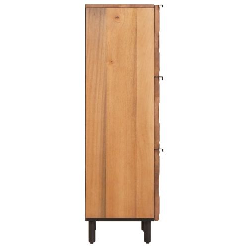 Висок шкаф Финал на кафяво акацие 40 x 33 x 110 см
