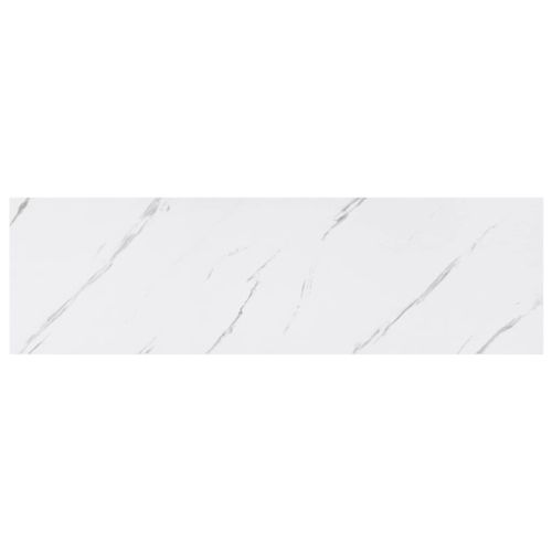 Стенен рафт Монтиране на стена Бял мрамор 90 x 23,5 x 3,8 cm