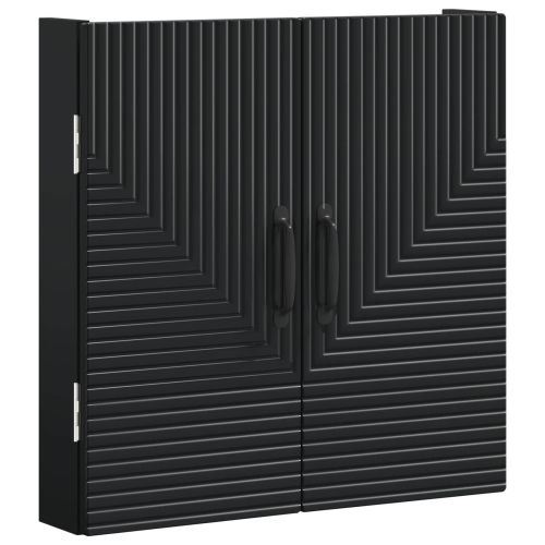 Кабинет за дартборд HAARLEM Черно 52,5 x 10,5 x 53,5 см