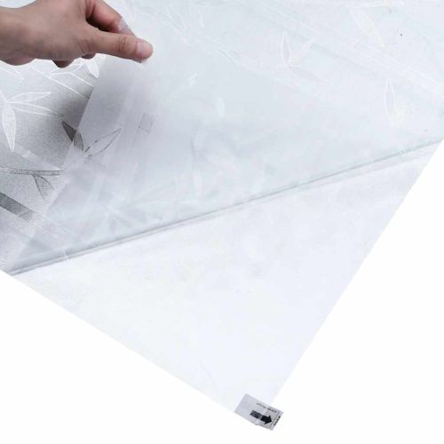 Фолио за прозорци матирано бамбуков модел 90x500 см PVC