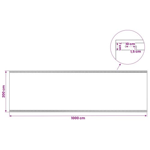 Платно с детайли 2 бр. Зелено 3 x 10 м 260 гсм ПЕ