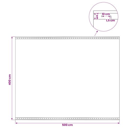 Платно с детайли 2 бр. Зелено 4 x 5 м 260 гсм ПЕ