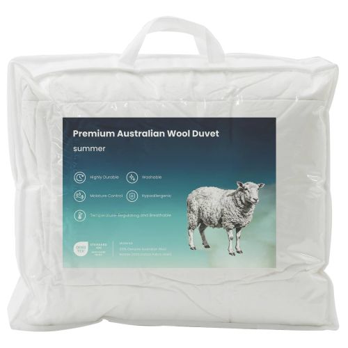 Завивка и възглавница 3 бр. 155x220 см Лято 140 GSM Вълна Бяло