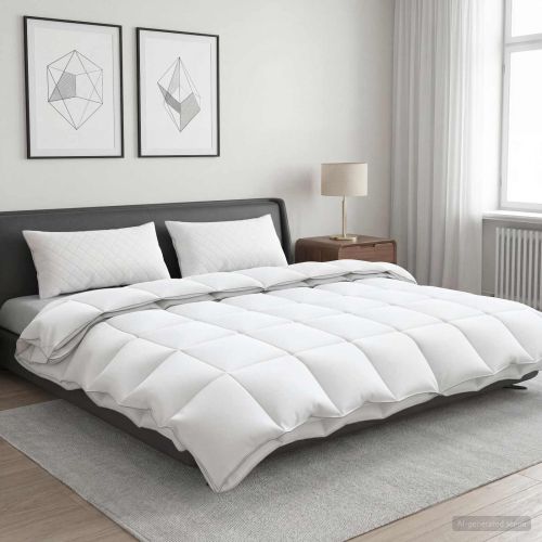 Долен комплект 90% гъши пух FULDA 3 бр. 200 x 200 cm 310 GSM