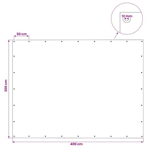 Платно с детайли Зелено 3 x 4 м 140 гсм ПЕ