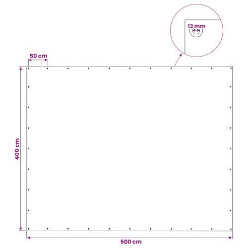 Платно с детайли Зелено 4 x 5 м 140 гсм ПЕ