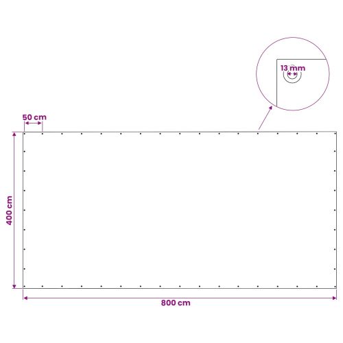 Платно с детайли Зелено 4 x 8 м 140 гсм ПЕ