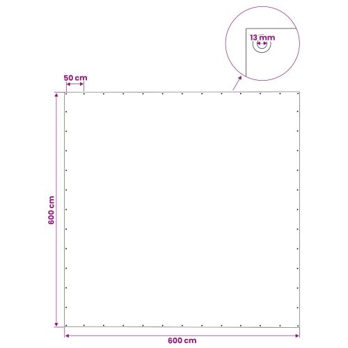 Платно с детайли Зелено 6 x 6 м 140 гсм ПЕ