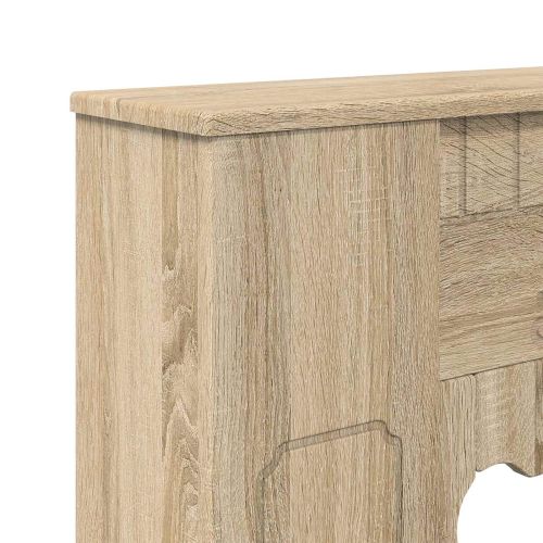 Рамка за камина Дъб сонома 93 x 20 x 89 см Инженерна дървесина