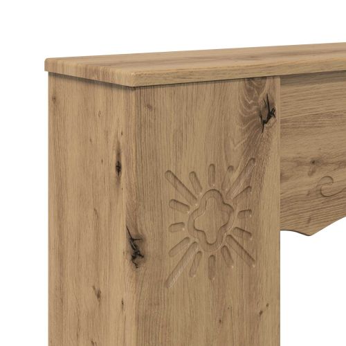 Рамка за камина Дъб артизан 102 x 20 x 102 см
