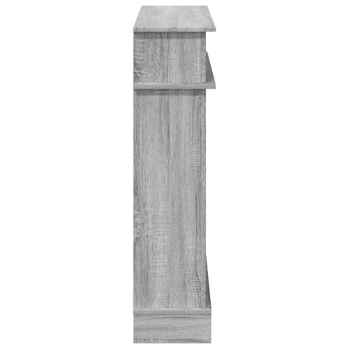 Рамка за камина Сив Сонома 102 x 26 x 100 см
