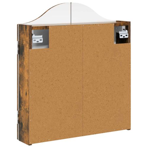 Кабинет за дартборд Опушен дъб 56 x 12 x 63 см