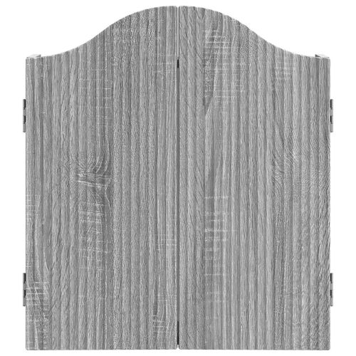 Кабинет за дартборд Сив Сонома 56 x 12 x 63 см