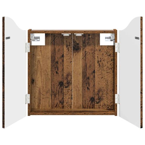 Кабинет за дартборд Старо дърво 56 x 12 x 63 см