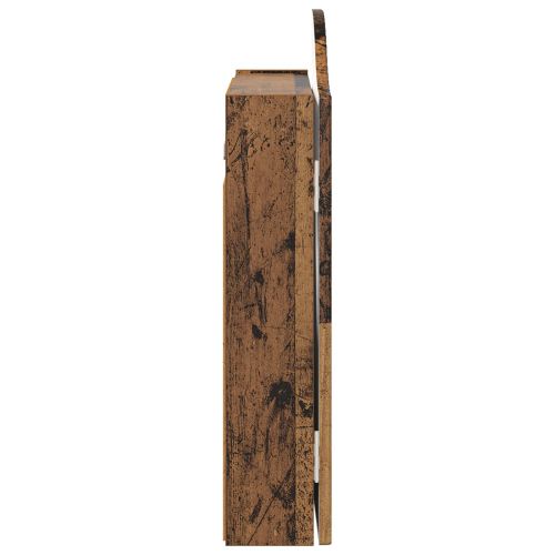 Кабинет за дартборд Старо дърво 56 x 12 x 63 см