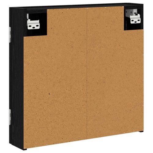 Кабинет за дартборд Черен дъб 56 x 12 x 53,5 см