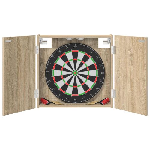Кабинет за дартборд Дъб сонома 56 x 12 x 53,5 см