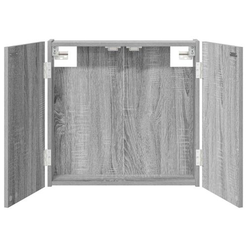 Кабинет за дартборд Сив Сонома 56 x 12 x 53,5 см