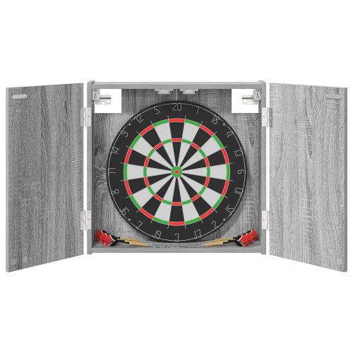 Кабинет за дартборд Сив Сонома 56 x 12 x 53,5 см