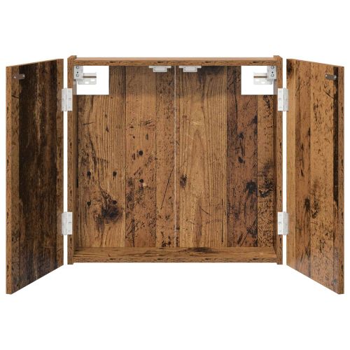 Кабинет за дартборд Старо дърво 56 x 12 x 53,5 см