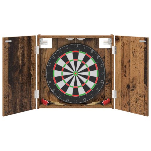Кабинет за дартборд Старо дърво 56 x 12 x 53,5 см