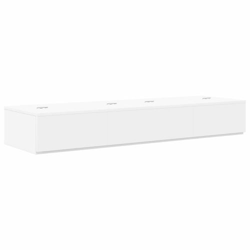 Студио бюро Бяло 130 x 40 x 19,5 см Инженерна дървесина