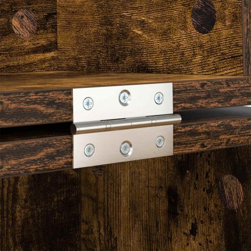 Студио бюро Опушен дъб 130 x 40 x 19,5 см Инженерна дървесина