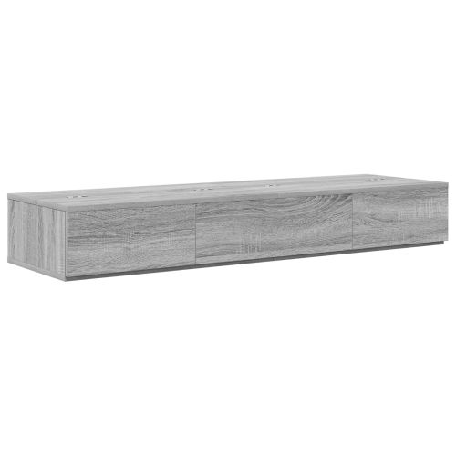 Студио бюро Сив Сонома 130 x 40 x 19,5 см Инженерна дървесина