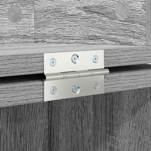 Студио бюро Сив Сонома 130 x 40 x 19,5 см Инженерна дървесина