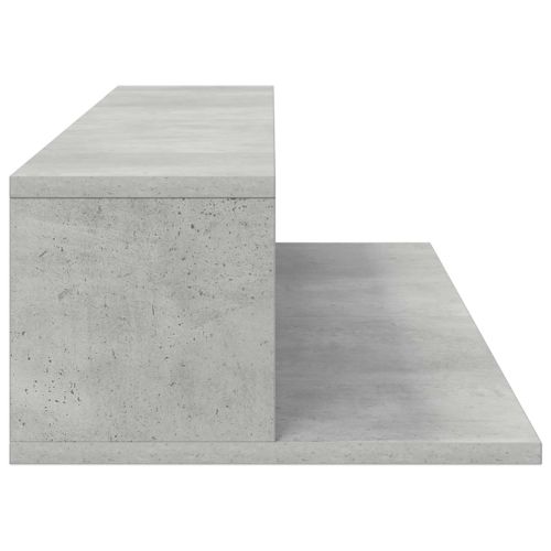 Студио бюро Бетонно сиво 130 x 36 x 19,5 см Инженерна дървесина
